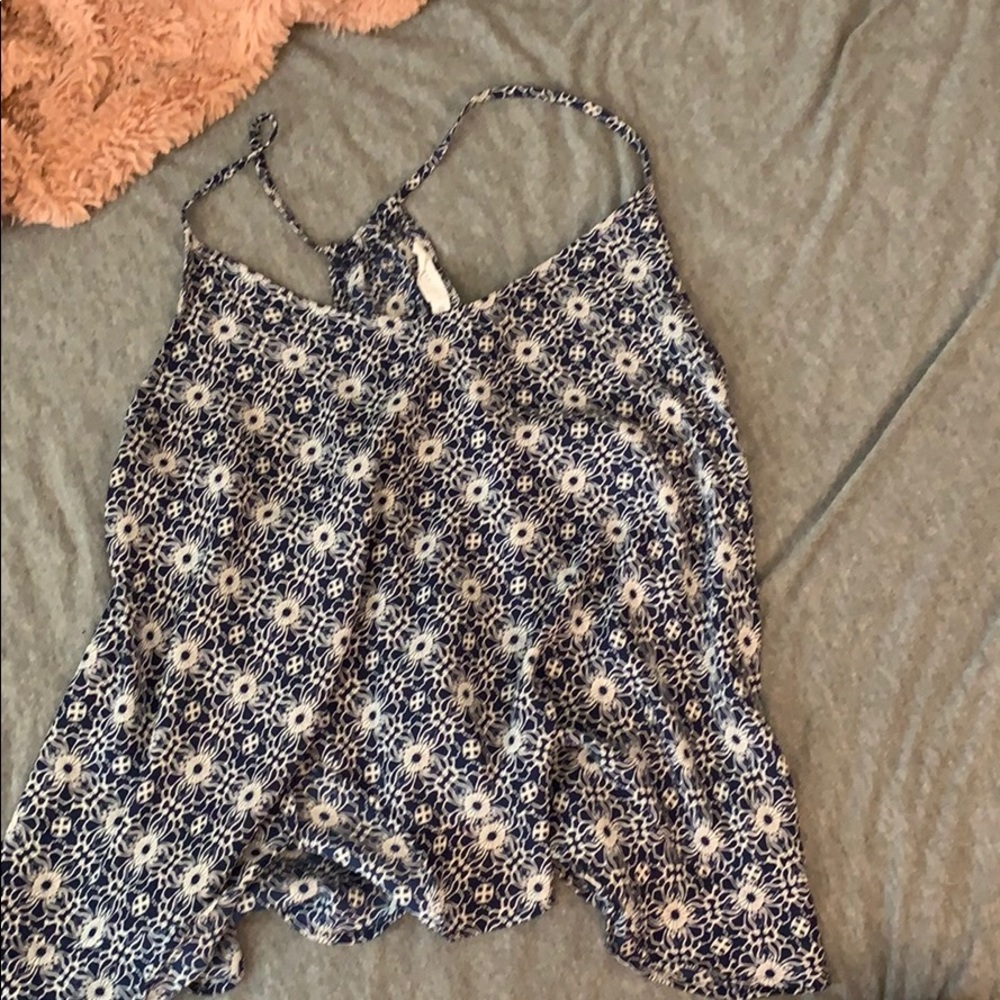 Blue tank top